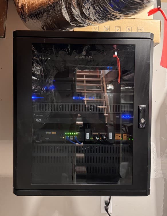 Modem and AV cabinet